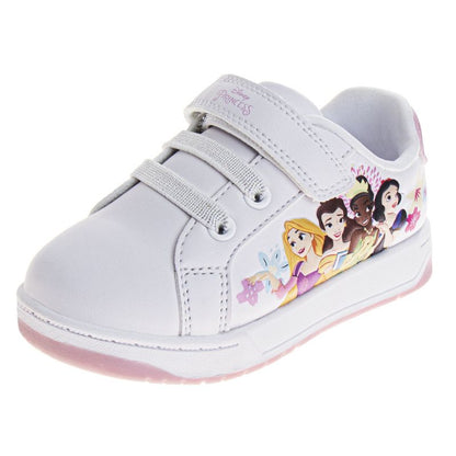 Disney Girls Princess Characters Light Up Laceless Shoes (Toddler/Little Girl)