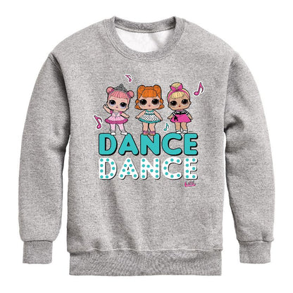 Boys' - LOL Surprise! - LOL Dance Graphic Long Sleeve Fleece Sweatshirt