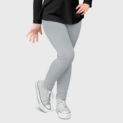 City Threads Girls 100% Cotton Leggings - USA-Made, Soft, Breathable & Sensory Friendly for Kids/Toddlers