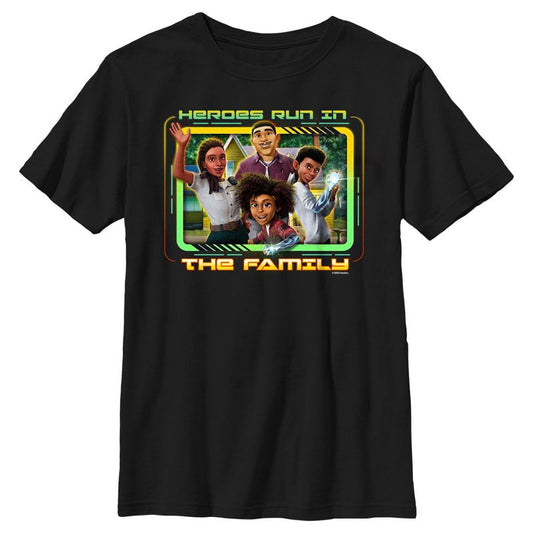 تي شيرت ترانسفورمرز: أبطال إيرث سبارك يركضون في العائلة للأولاد