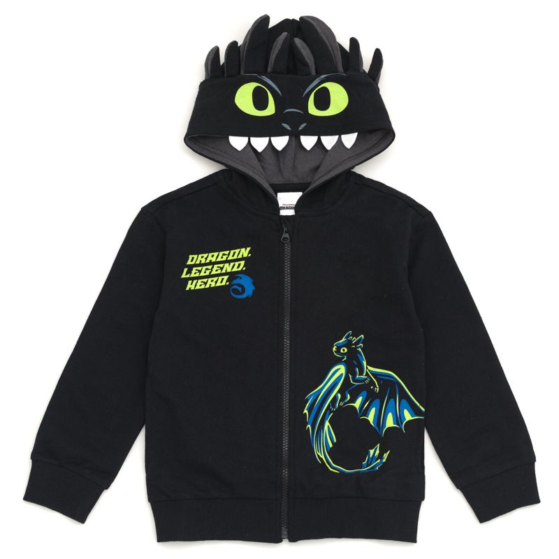 DreamWorks How to Train Your Dragon Fleece Cosplay Hoodie Toddler