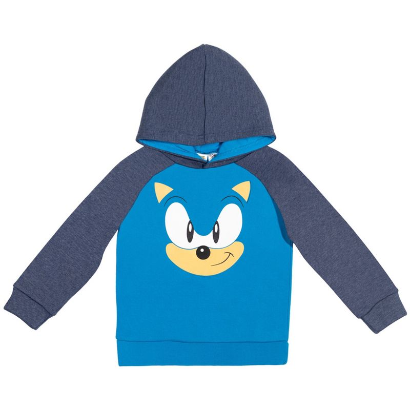 SEGA Sonic the Hedgehog Fleece Raglan Pullover Hoodie