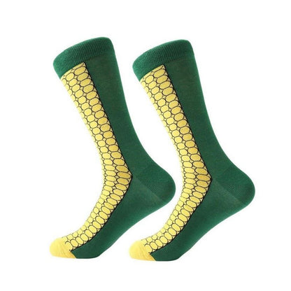 Corn of the Cob Socks from the Sock Panda (Men's, Women's or Tween Sizes)