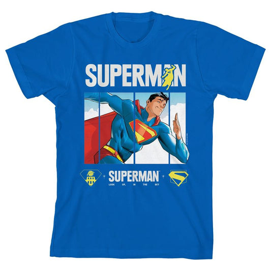 Superman Movie 2025 Superhero, Man of Steel, DC Comics, Superpowers, Crypto, S on Royal Short Sleeve Youth T-Shirt