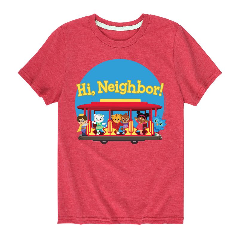 Boys' - Daniel Tiger - Group Hi Neighbor Short Sleeve Graphic T-Shirt