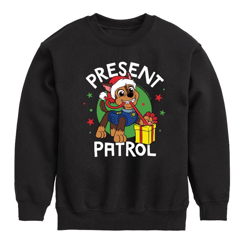 Boys' - Paw Patrol - Present Patrol Graphic Long Sleeve Fleece Sweatshirt