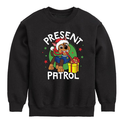Boys' - Paw Patrol - Present Patrol Graphic Long Sleeve Fleece Sweatshirt
