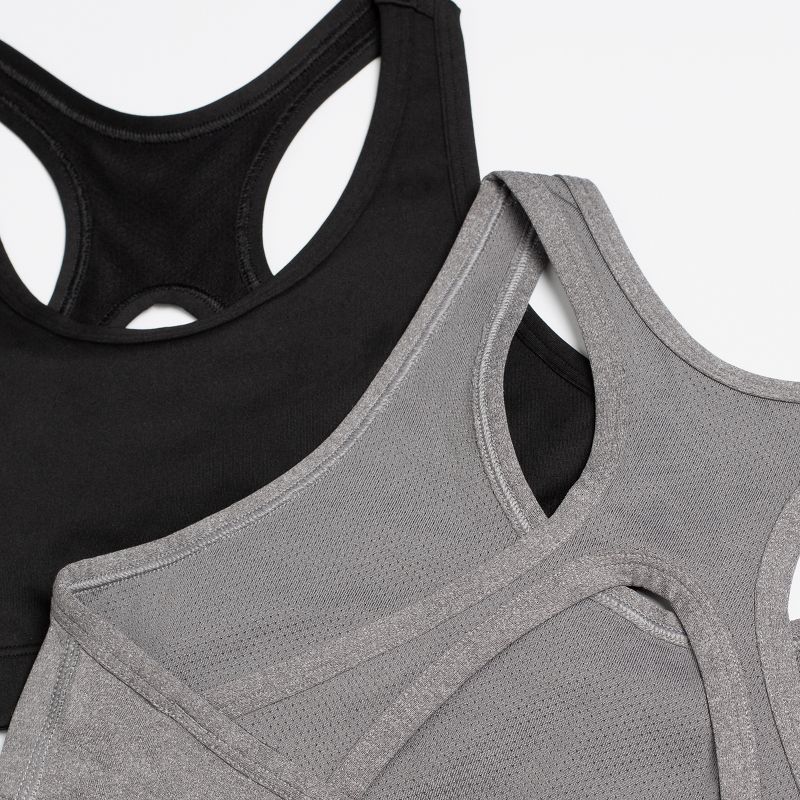 Fruit of the Loom Girls 2pk Sports Bra