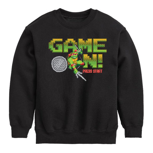 Boys' - Teenage Mutant Ninja Turtles - Game On Raph Graphic Long Sleeve Fleece Sweatshirt