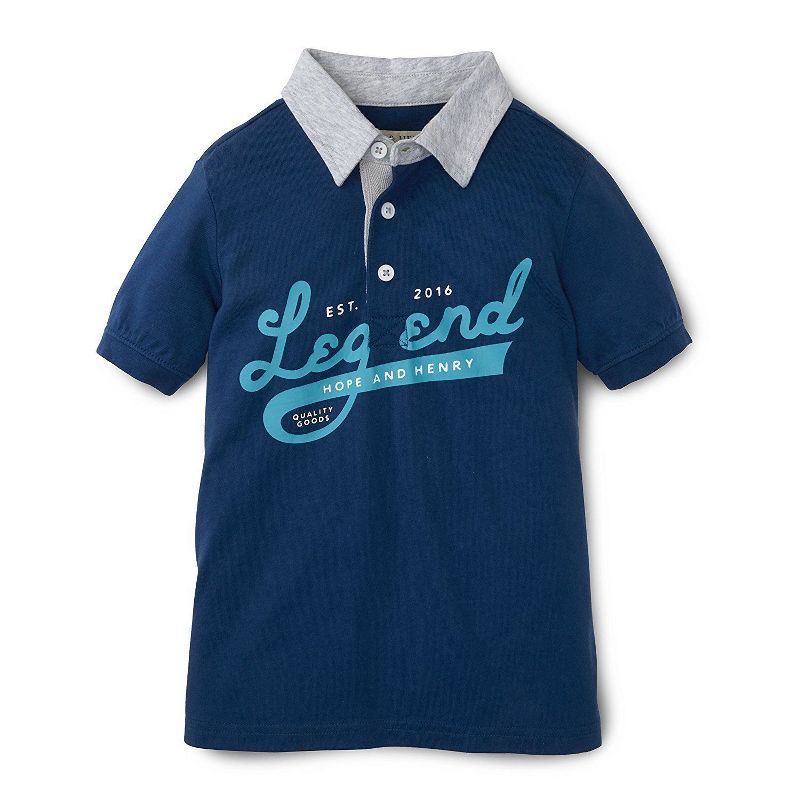 Hope & Henry Boys' Graphic Polo, Kids