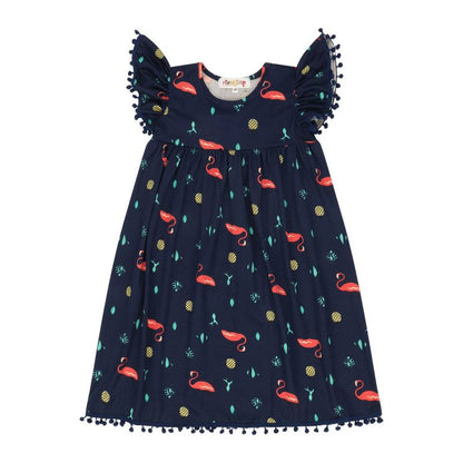 Mixed Up Clothing Vestito Pom Pom Dress