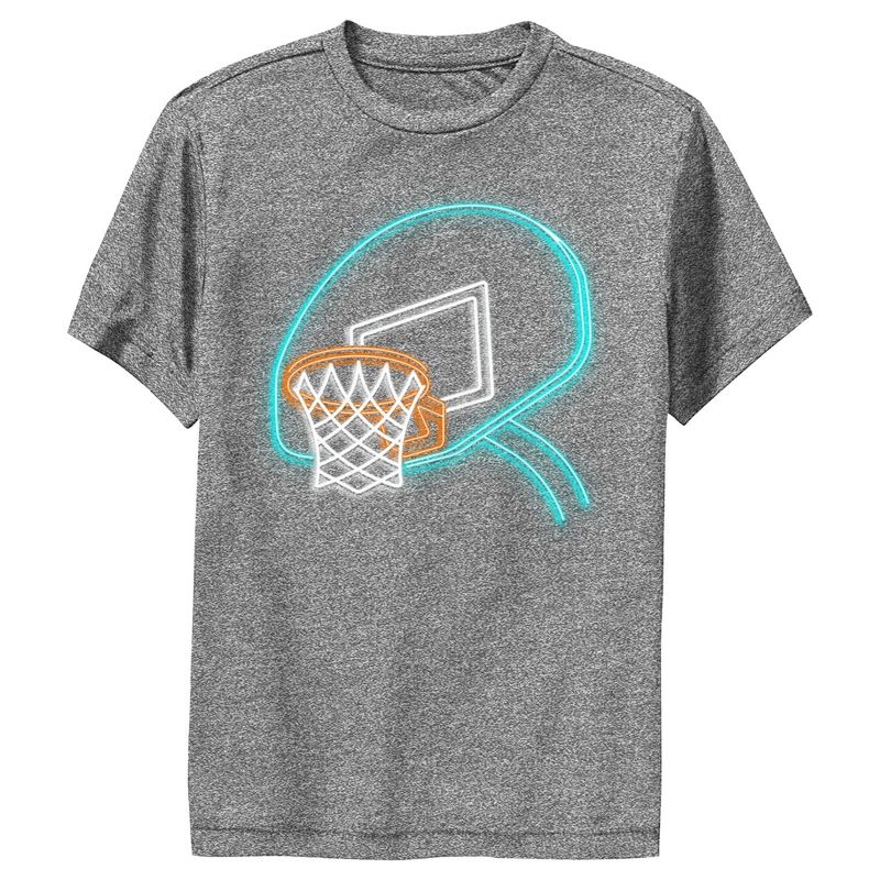 Boy's Lost Gods Neon Basketball Hoop Performance Tee
