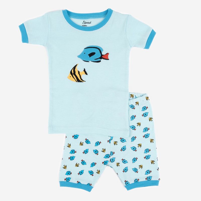 Leveret Kids Cotton Short Pajamas - Animal Prints