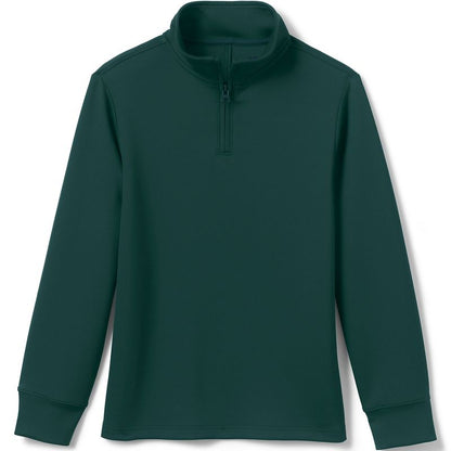 Lands' End Lands' End School Uniform Kids Quarter Zip Pullover