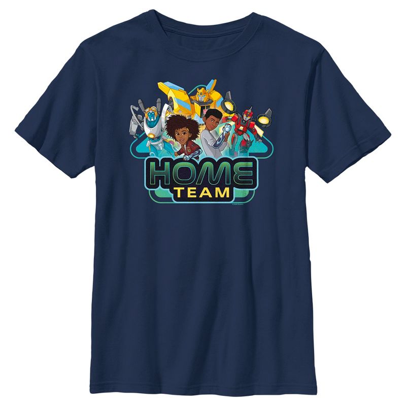تي شيرت فريق ترانسفورمرز: إيرث سبارك المنزلي للأولاد