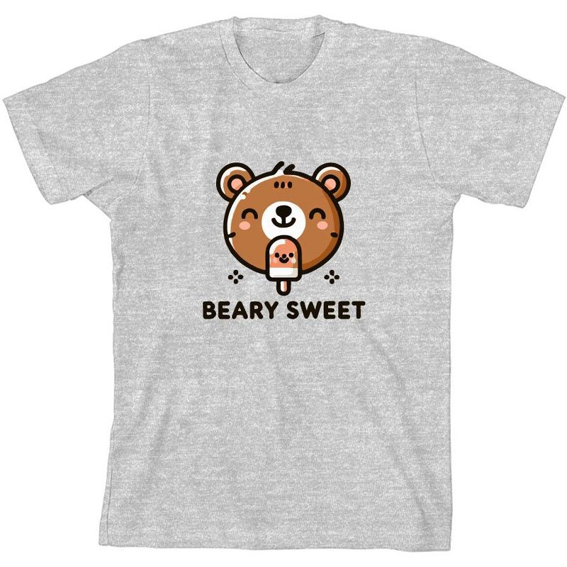تي شيرت Beary Sweet Youth برقبة دائرية وأكمام قصيرة