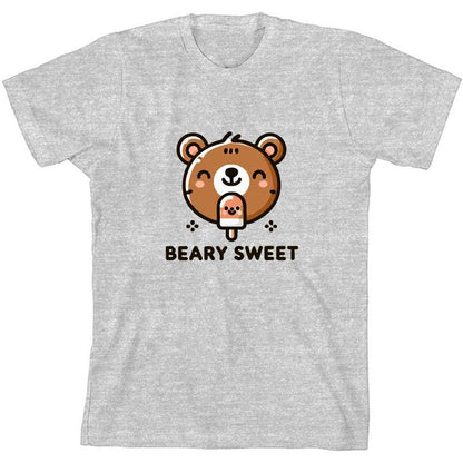 تي شيرت Beary Sweet Youth برقبة دائرية وأكمام قصيرة