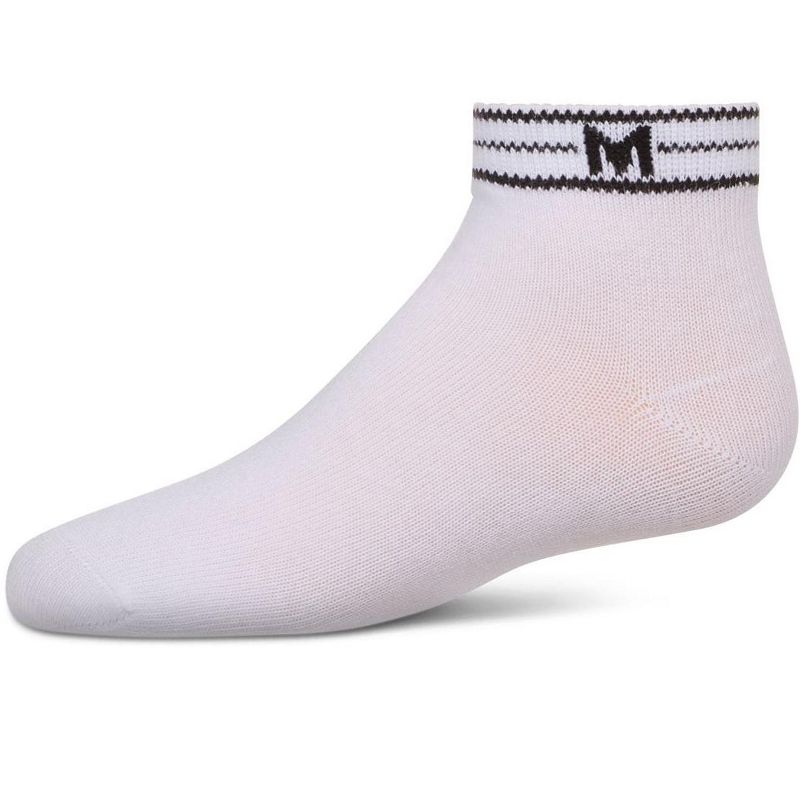Memoi Girls' M Multi Line Anklet Socks