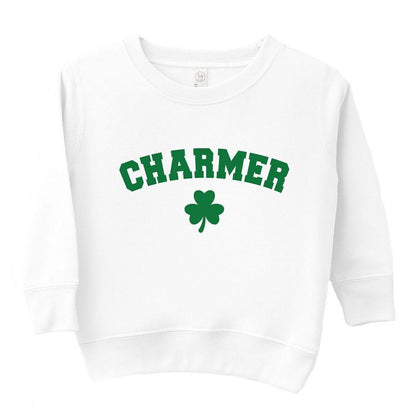 The Juniper Shop Charmer Clover Toddler Graphic Sweatshirt