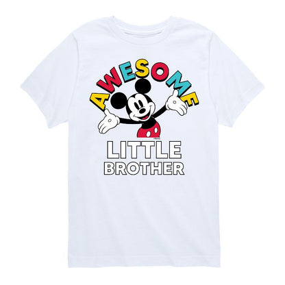Boys' - Disney - Awesome Little Brother Short Sleeve Graphic T-Shirt