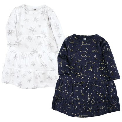 Luvable Friends Hudson Baby Long-Sleeve Dresses 2pk (Part 2)