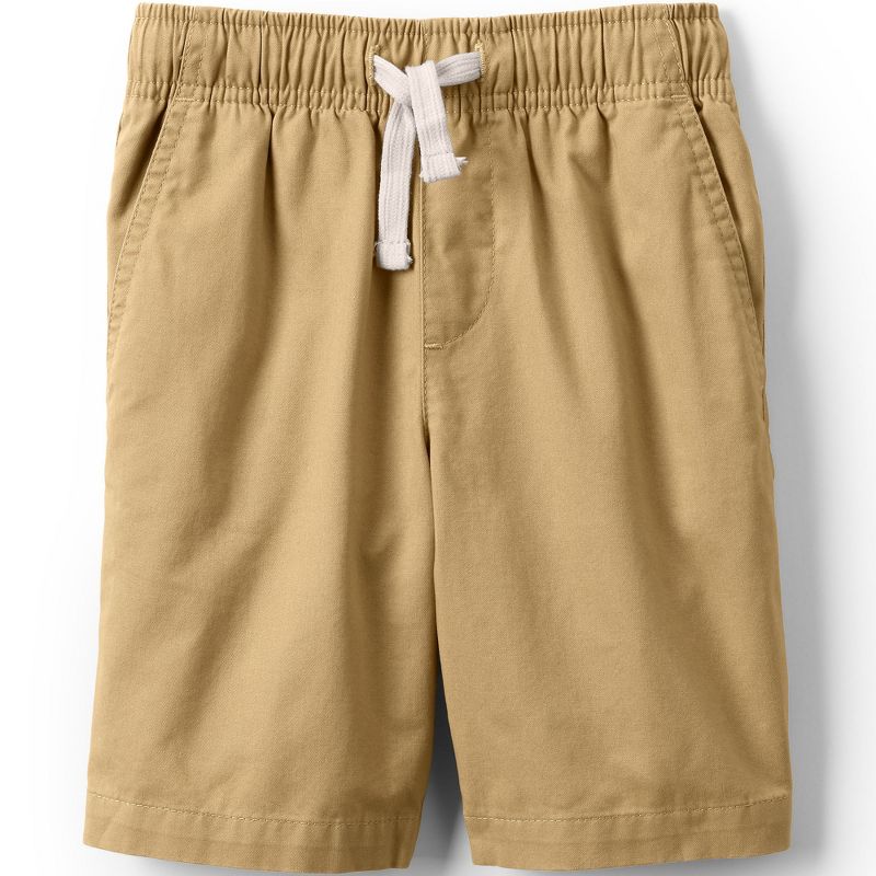 Lands' End Kids Husky Pull On Elastic Waist Shorts