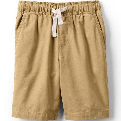 Lands' End Kids Husky Pull On Elastic Waist Shorts