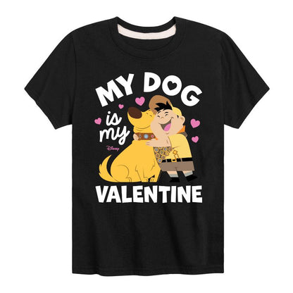 Boys' - Disney - Dug My Dog Is My Valentine Short Sleeve Graphic T-Shirt
