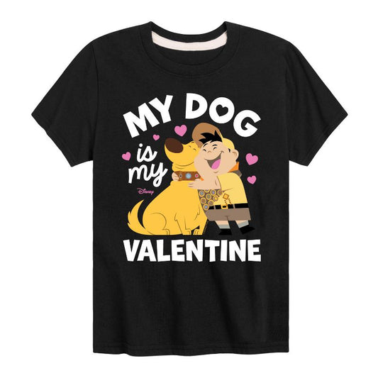 Boys' - Disney - Dug My Dog Is My Valentine Short Sleeve Graphic T-Shirt