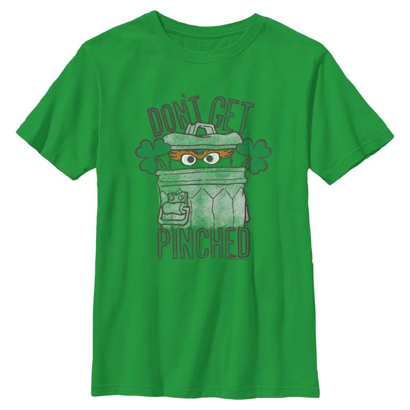 Boy's Sesame Street Oscar the Grouch Don't Get Pinched T-Shirt