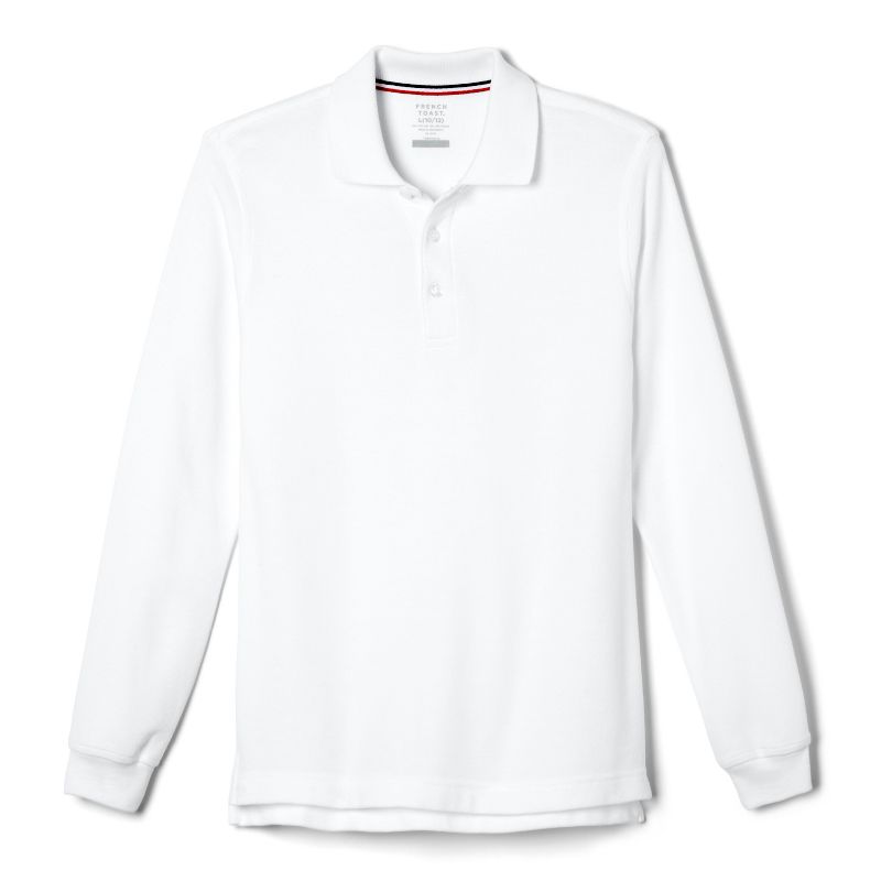 French Toast School Uniform Co-Ed Long Sleeve Pique Polo (Part 2)