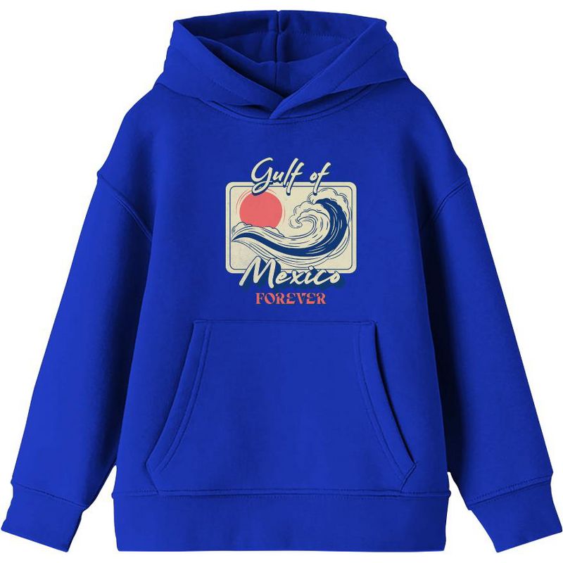 Gulf of Mexico Forever Sunset Wave Youth Long Sleee Hoodie