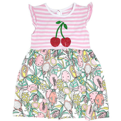 Wrapables Girls Casual Summer Dress with Sequins