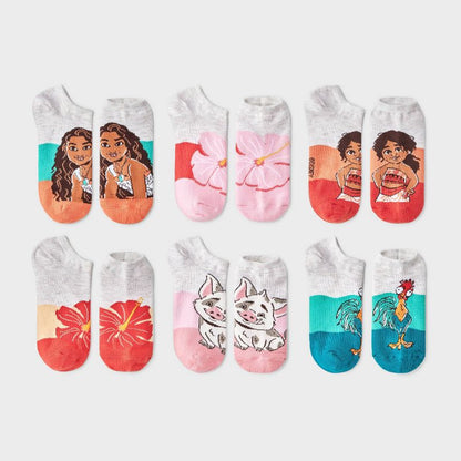 Girls' No Show Socks Moana