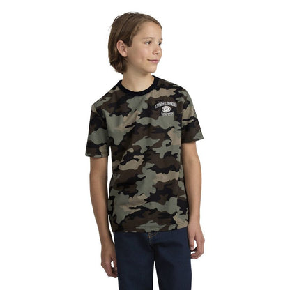 Levi's® Boys' Short Sleeve 'Living Legend' Printed T-Shirt - Camouflage