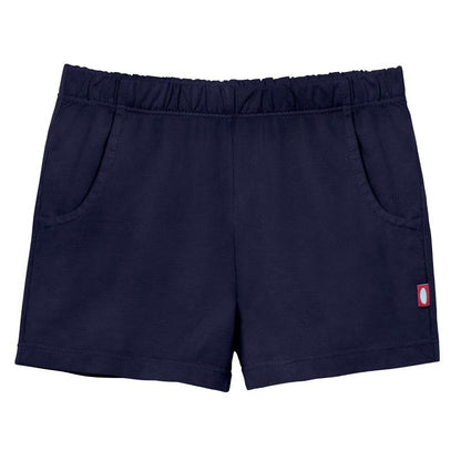 City Threads USA-Made Cotton Girls Soft UPF 50+ Jersey Pocket Shorts