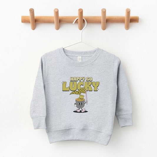 سويت شيرت جرافيكي ناعم للغاية للشباب من Juniper Shop Happy Go Lucky Pot Of Gold