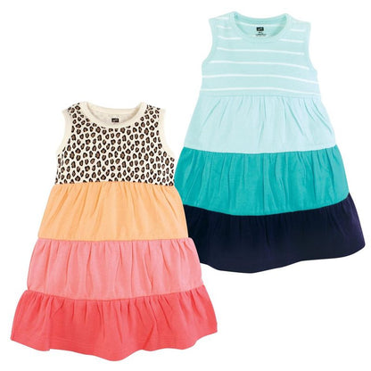 Luvable Friends Hudson Baby Short-Sleeve Dresses 2pk