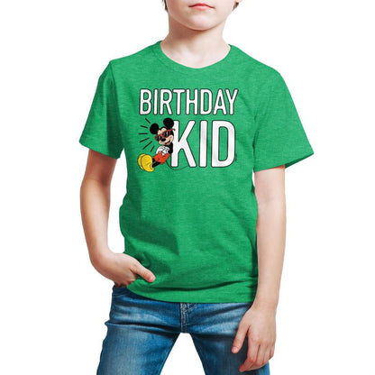 Boys' - Disney - Birthday Kid Short Sleeve Graphic T-Shirt