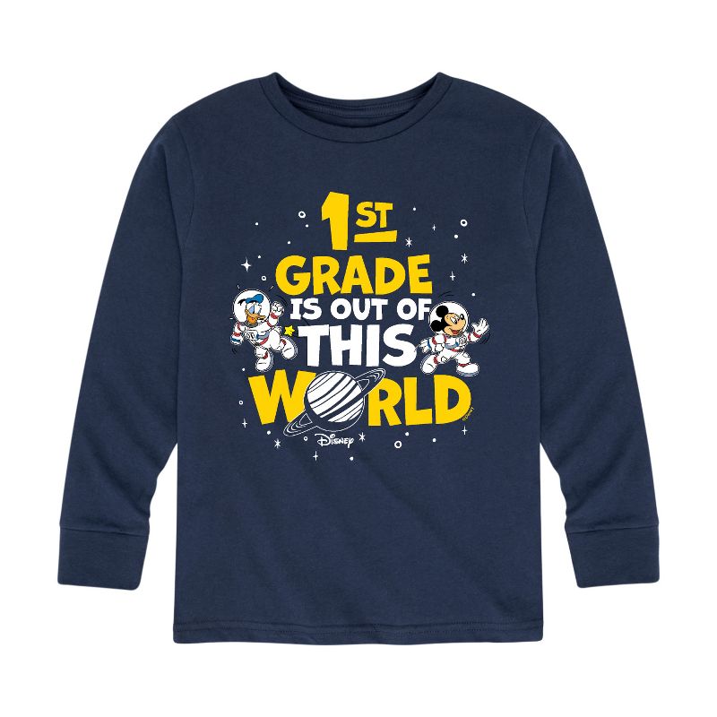 Boys' - Disney - 1st Grade Out Of This World Long Sleeve Graphic T-Shirt