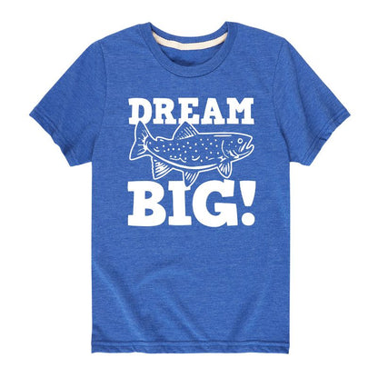 تي شيرت جرافيكي بأكمام قصيرة بتصميم "همس السمك" للأولاد - رسالة فورية