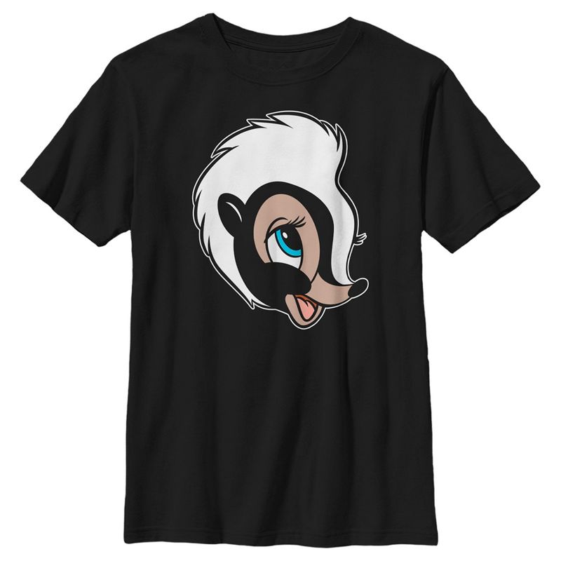 تي شيرت بطبعة صورة زهرة بامبي للأولاد