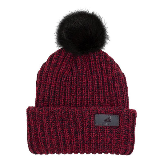 Arctic Gear Youth Acrylic Ribbed Cuff Winter Hat with Pom
