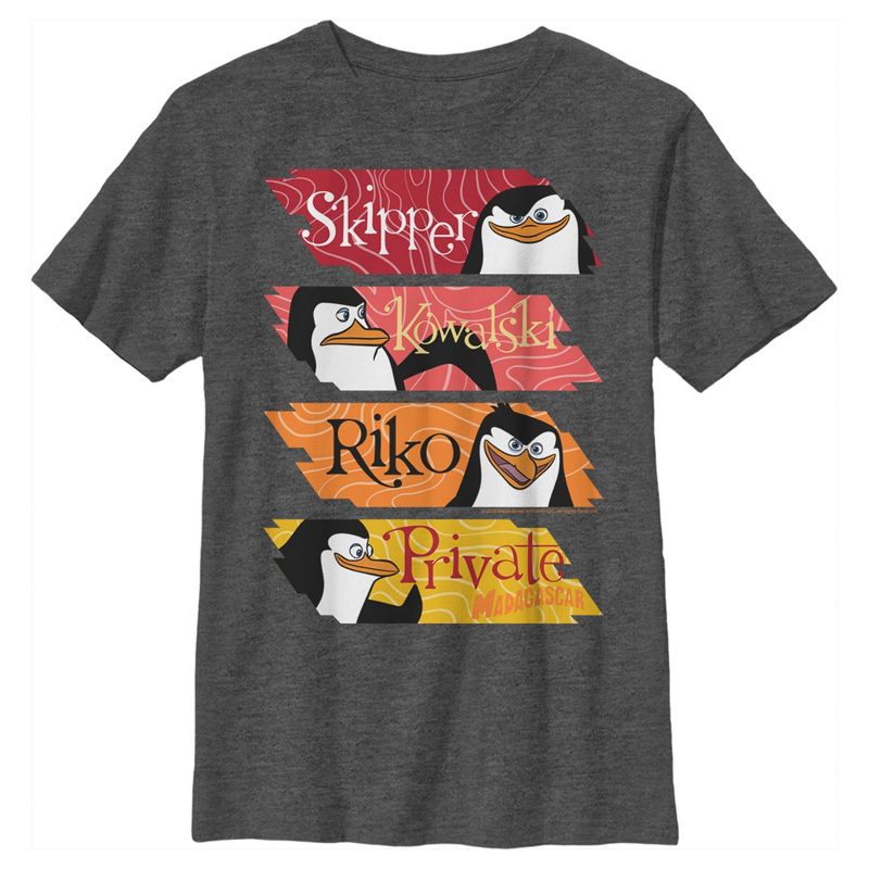 Boy's Madagascar Penguin Panels T-Shirt