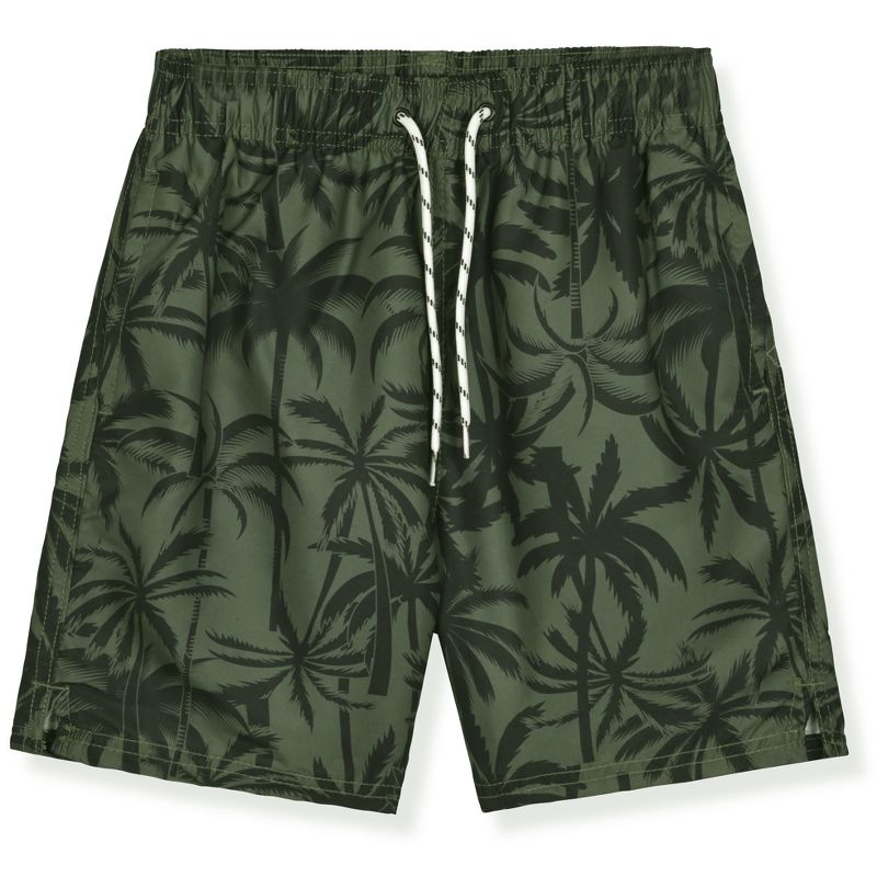 Blue Horizon Swimwear Boys Swim Trunks – Fun Printed Youth Quick Dry Kids Bathing Suit Shorts for Boys