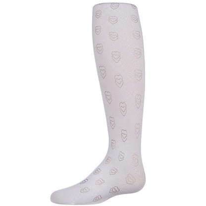 Memoi Feet Your Heart Out Printed Girls Tights