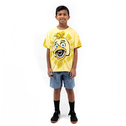 Five Nights at Freddy's Chicko Character Tie Dye Youth Boy's Short Sleeve Tee