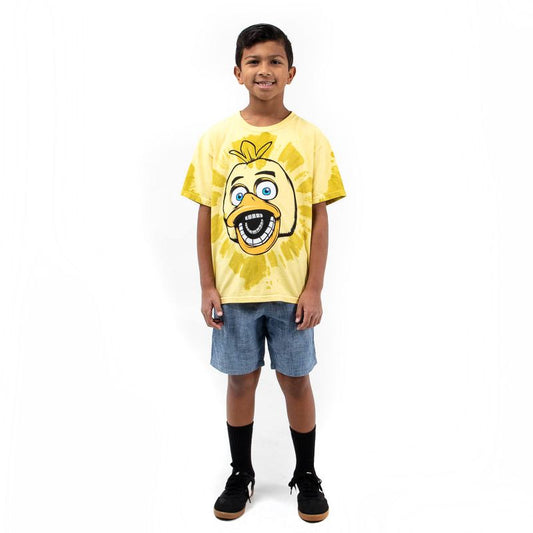 Five Nights at Freddy's Chicko Character Tie Dye Youth Boy's Short Sleeve Tee
