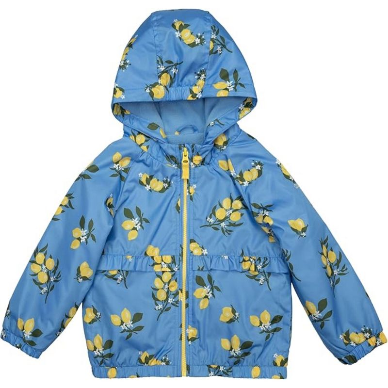 جاكيتات OshKosh B'Gosh للأطفال الصغار/البنات متوسطة الوزن مبطنة بالصوف المكشكش