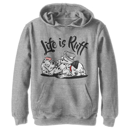 Boy's One Hundred and One Dalmatians Life is Ruff Pull Over Hoodie